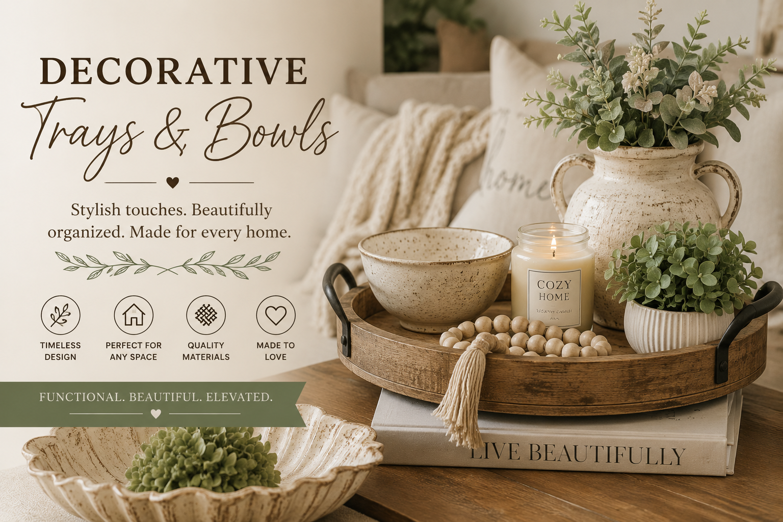 Decorative Trays and Bowls
