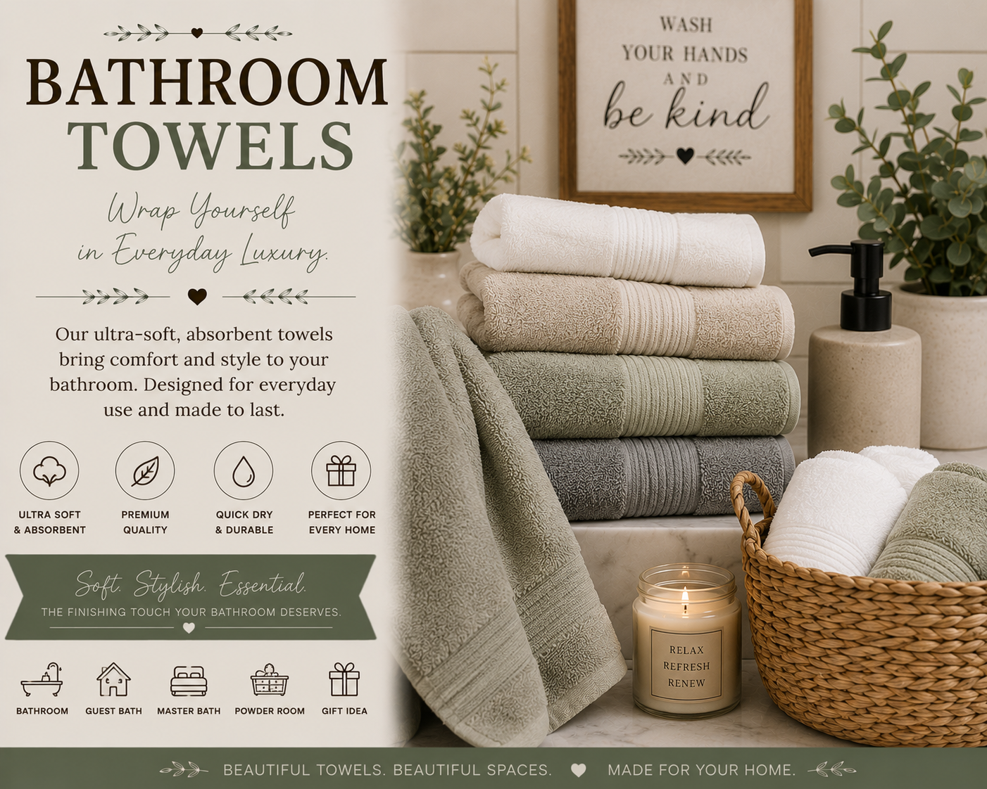 Bathroom Towels