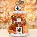 14 Pcs Fall Tiered Tray Decor Set