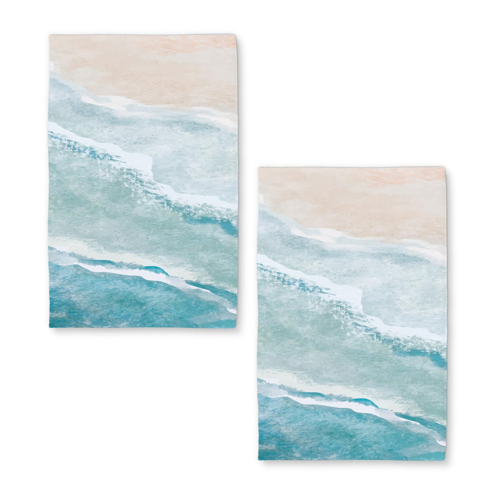 Beach Kitchen Towels Set of 2 Towels