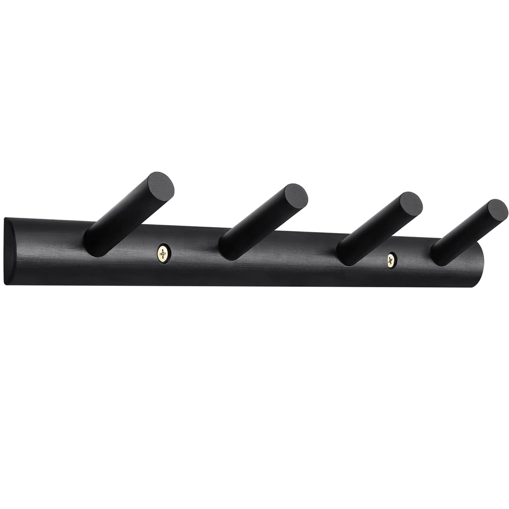 Homode Wood Wall Hooks Natural Wooden Coat Hooks