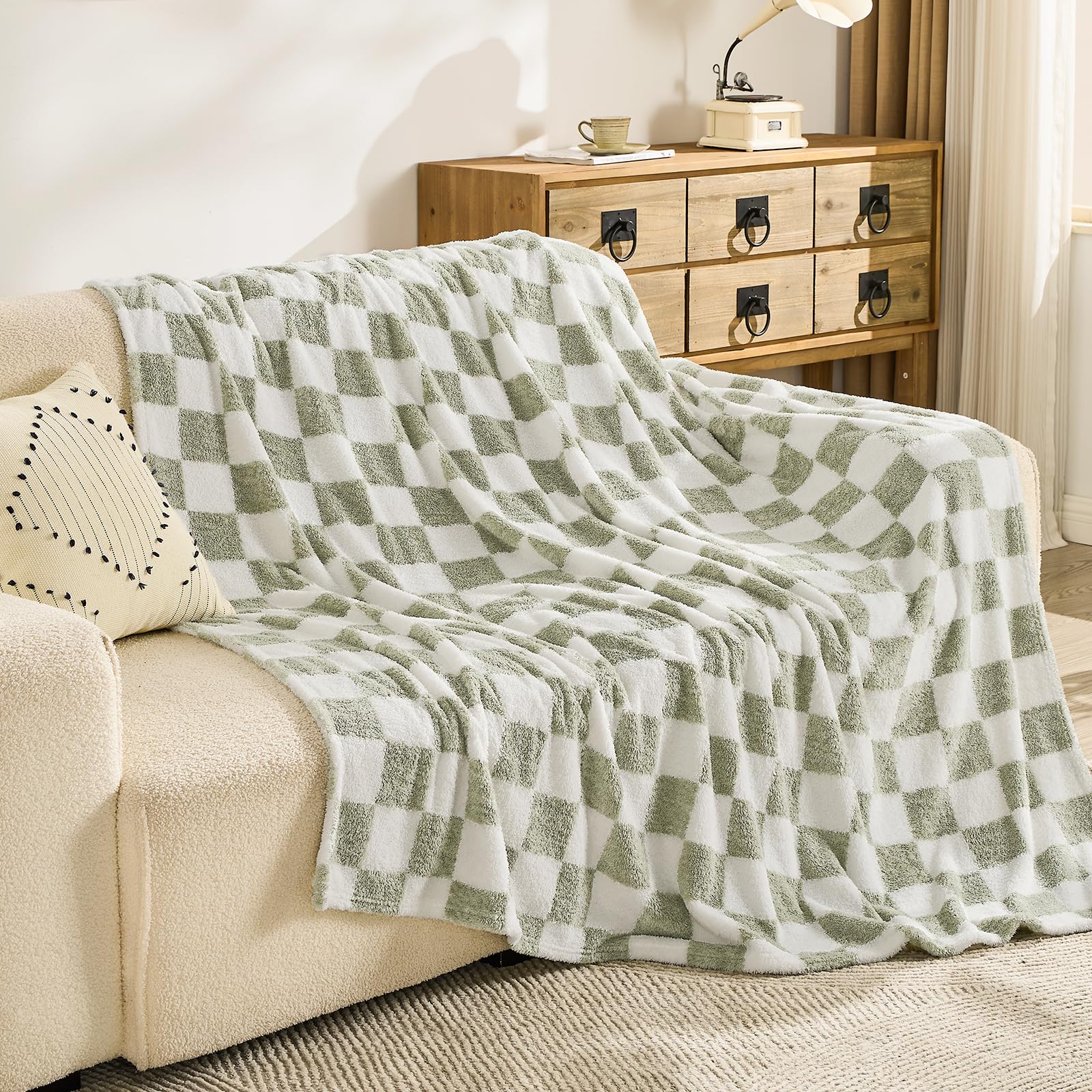 EMME Checkered Blanket Throw