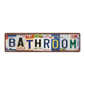 Vintage Bathroom Sign