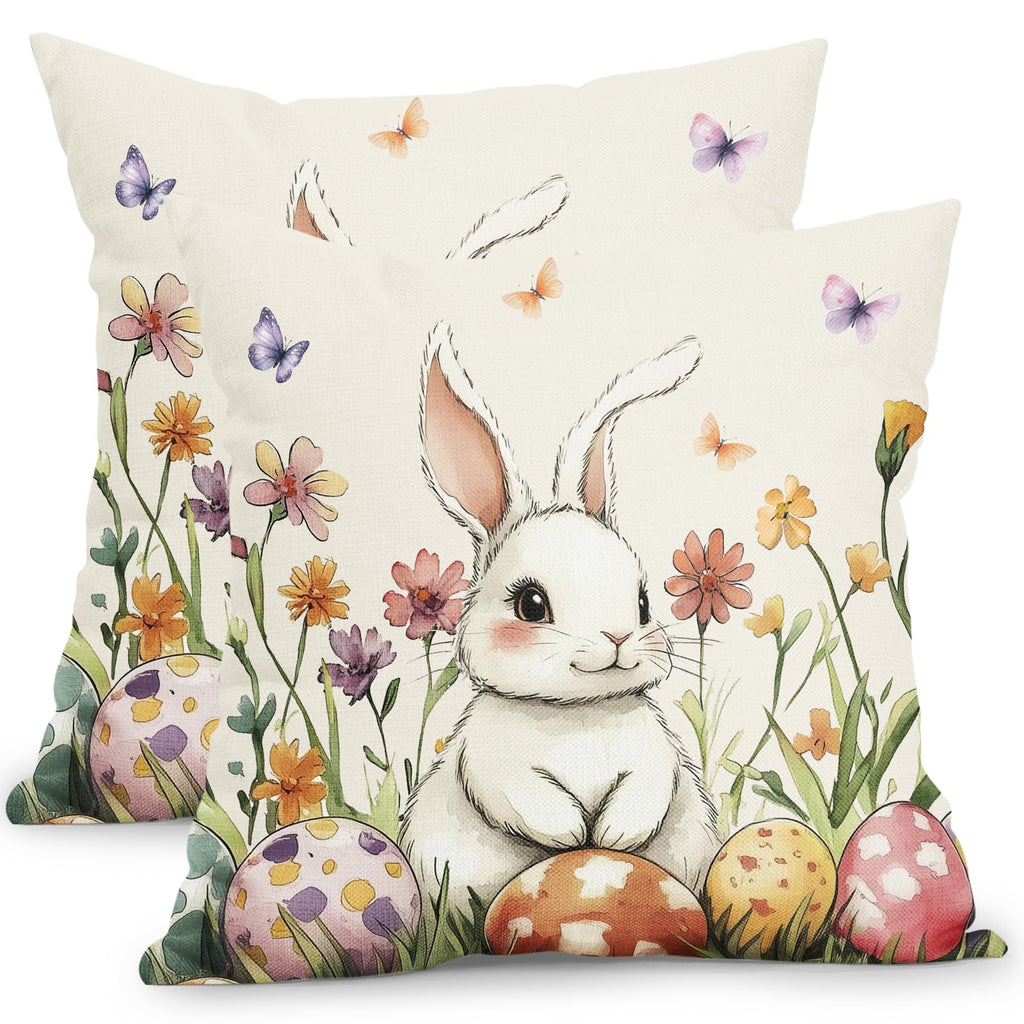 Kawani Happy Easter Pillow Covers