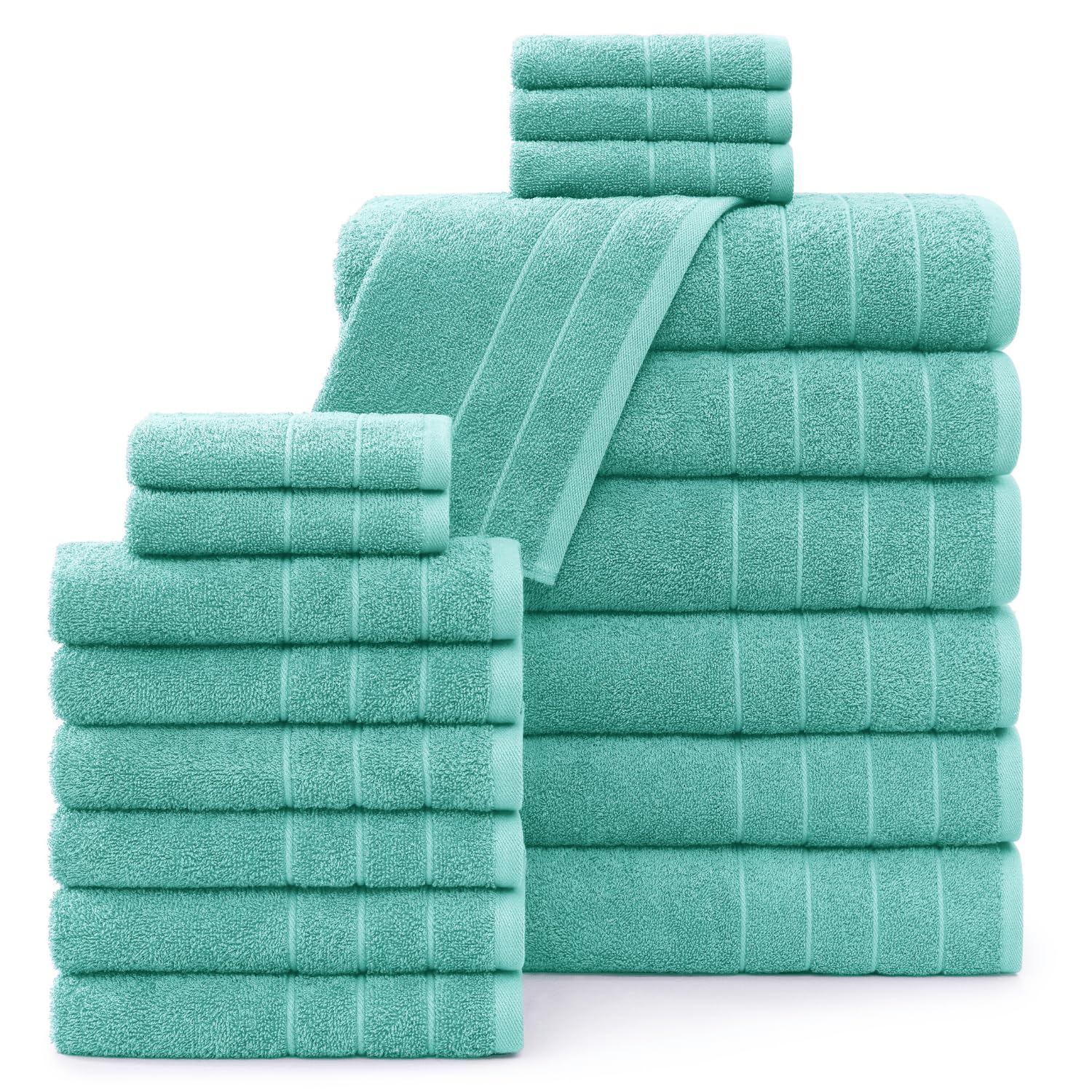 Casa Platino Bathroom 18 Piece Bathroom Towel Set