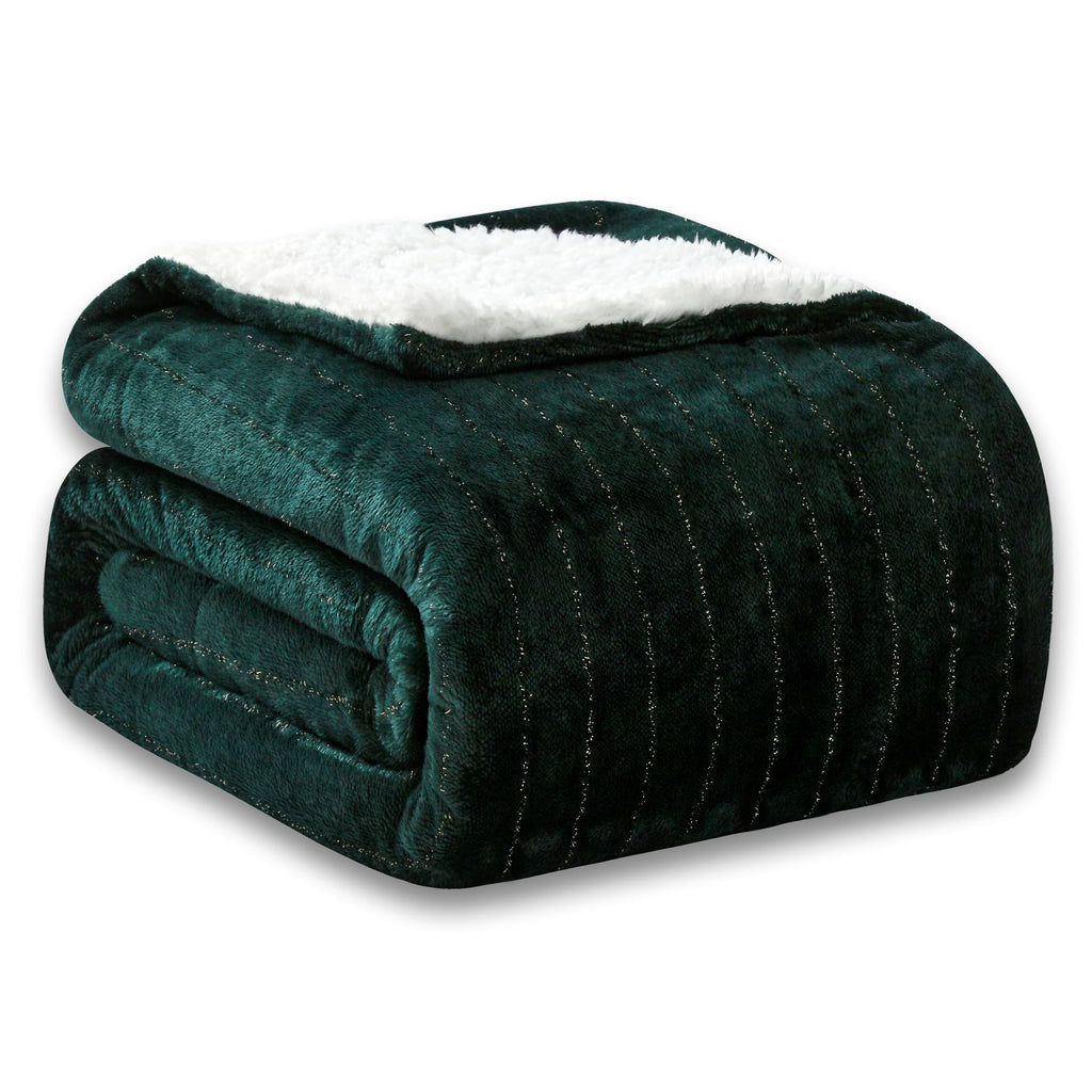 COOVA Ultra Soft Sherpa Fleece Throw Blanket