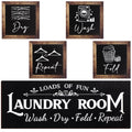 Yerliker Set of 5 Laundry Room Decor