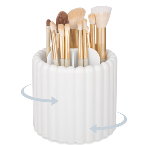 Anyoifax 360 Rotating Makeup Brush Holder 7 Slots
