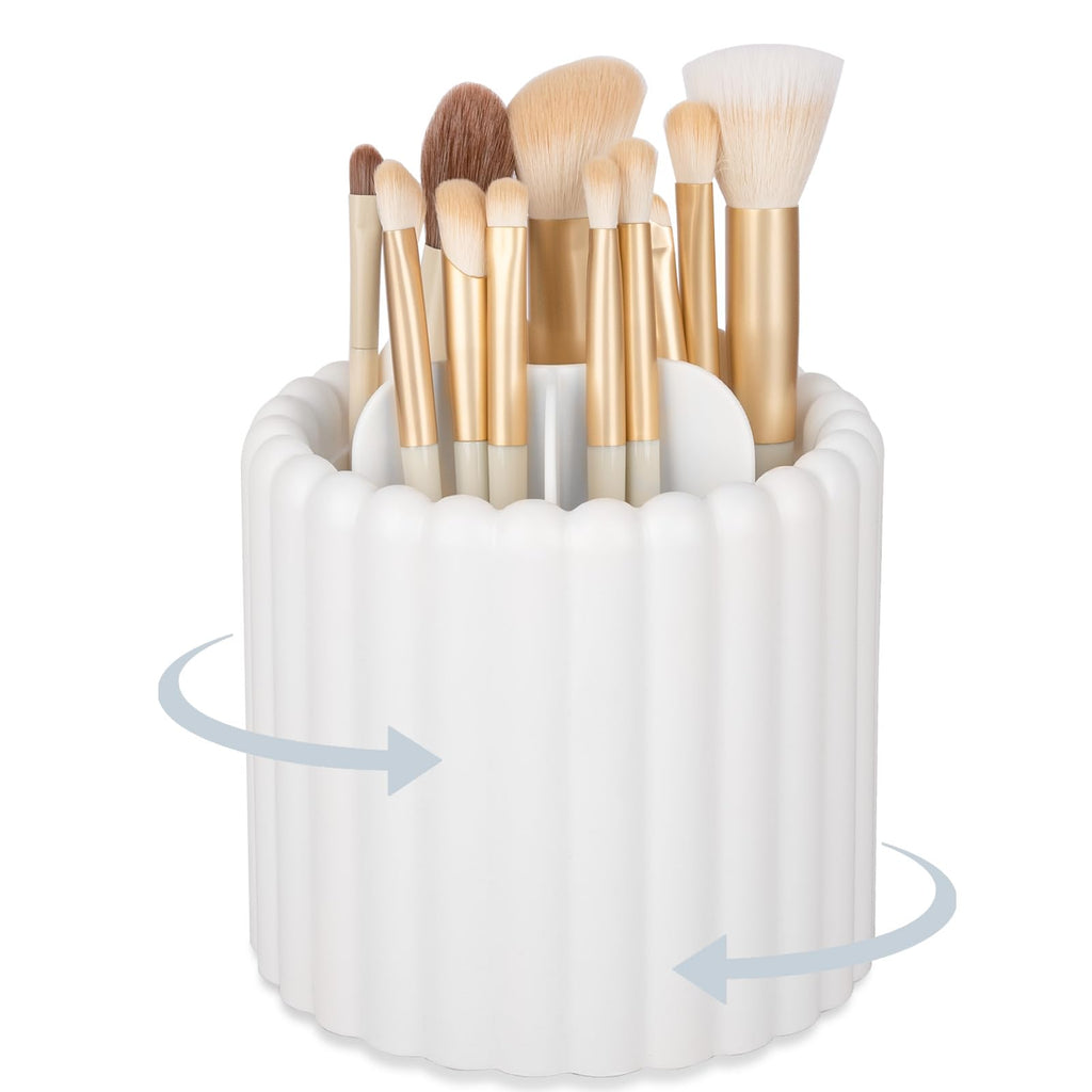 Anyoifax 360 Rotating Makeup Brush Holder 7 Slots
