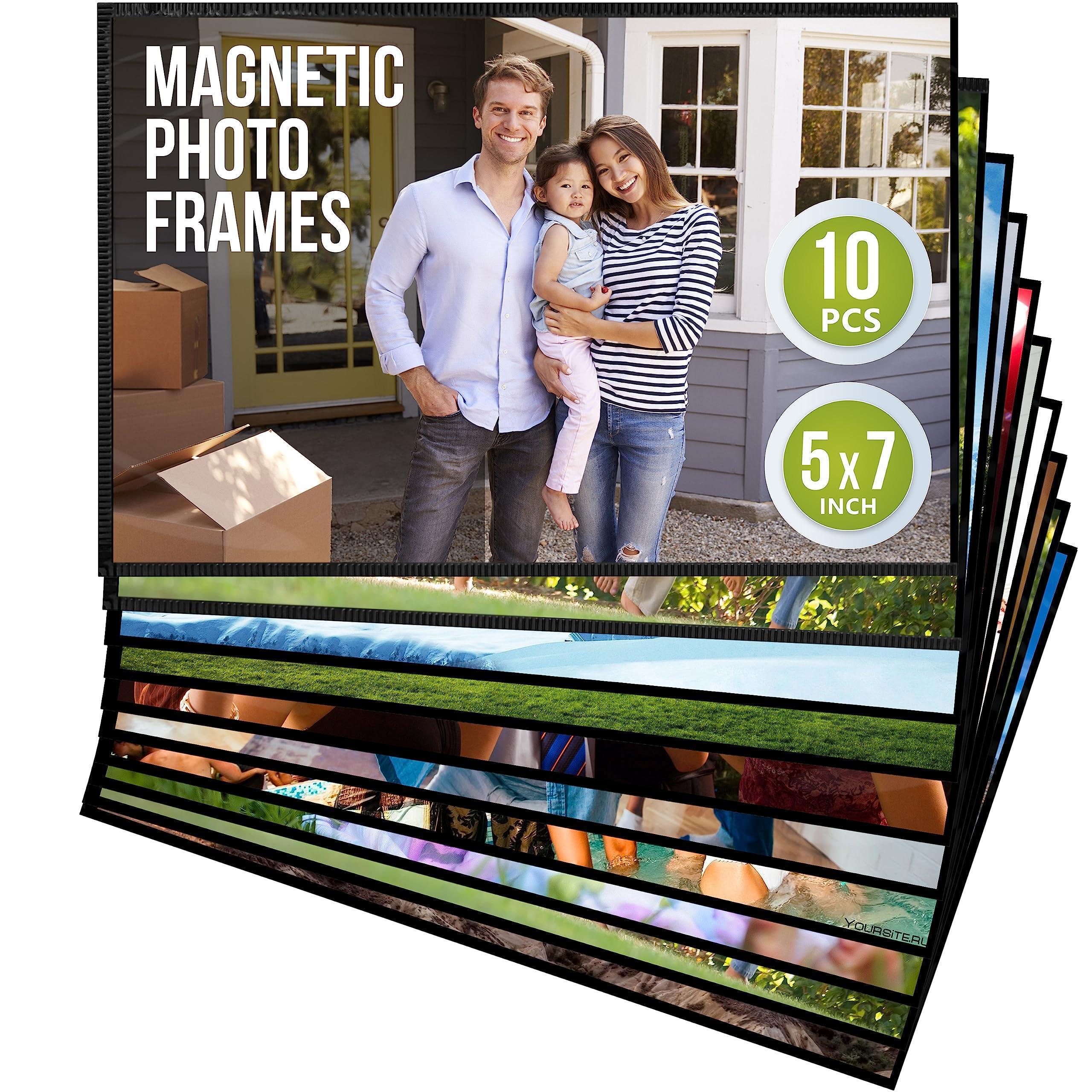 10 Pack 5x7 in Magnetic Picture Frames