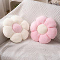 Daisy Duo Decor Pillows - Pink & White 15" Set