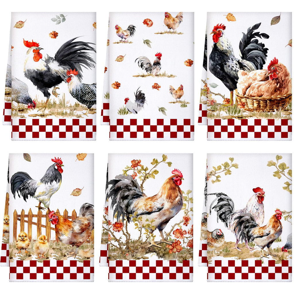 Sunnyray 6 Pcs Kitchen Towels