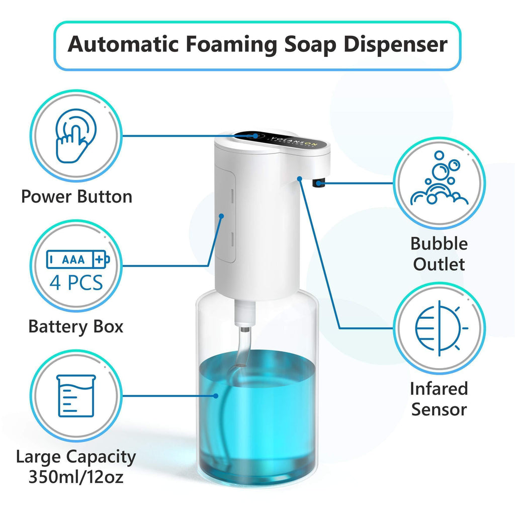 Automatic Touchless Foaming Soap Dispenser 12oz