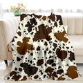 Cow Print Throw Blanket