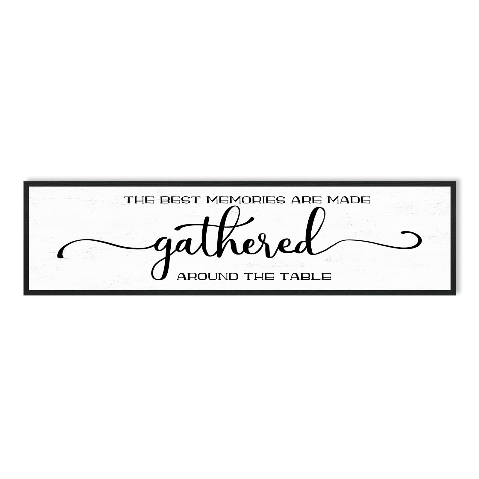 The Best Memories Are Made Gathered Around The Table Wall Decor