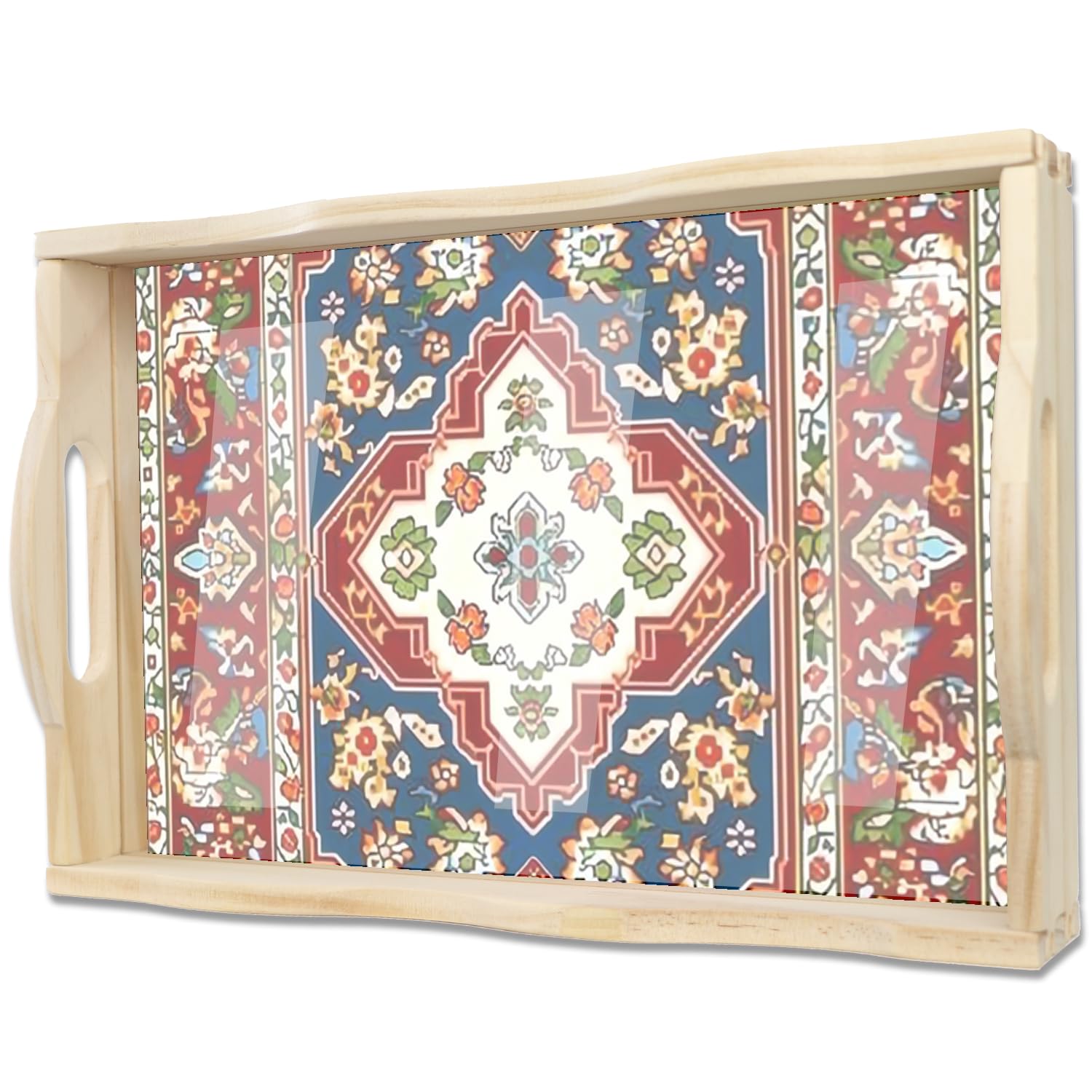 EWJRNSF Wooden Tray with Handles