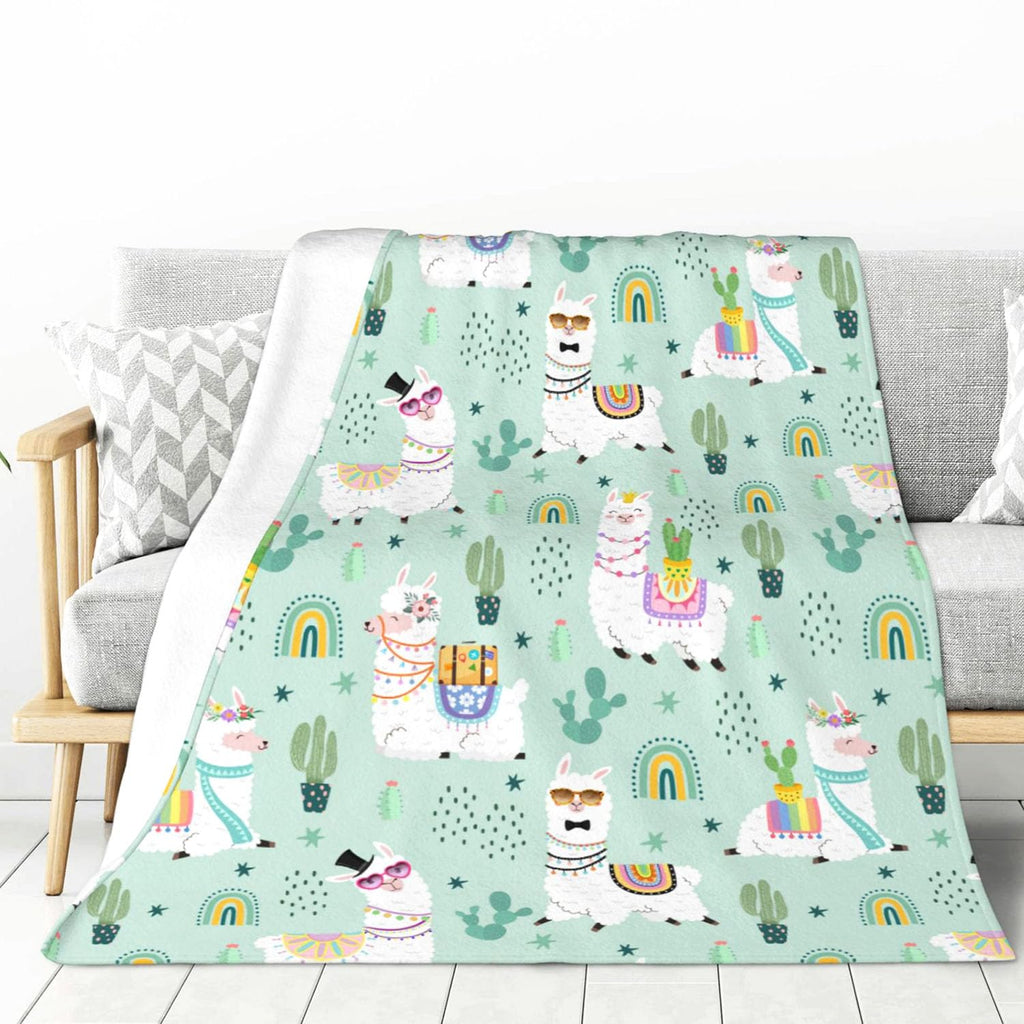 Llamas Blanket Throw Blanket
