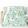 Llamas Blanket Throw Blanket