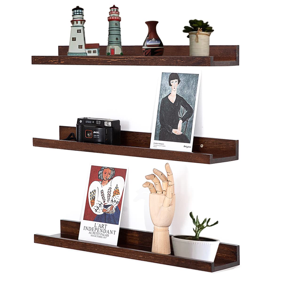 MBYD  Wood Floating Shelves