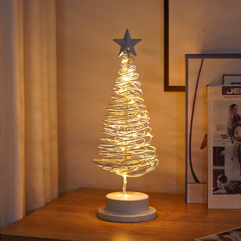 “LED Spiral Christmas Tree Lamp
