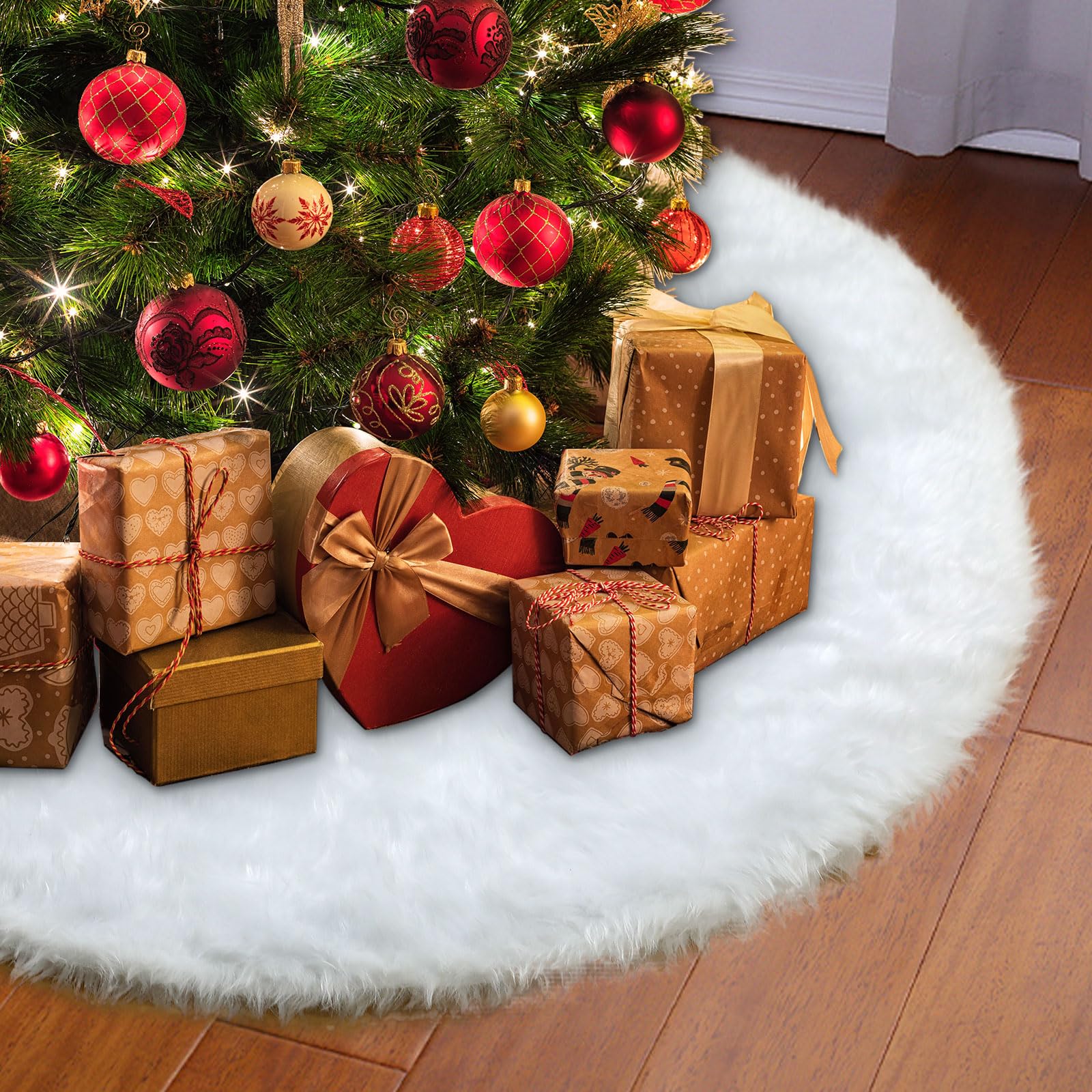 Fikowo Christmas Tree Skirt