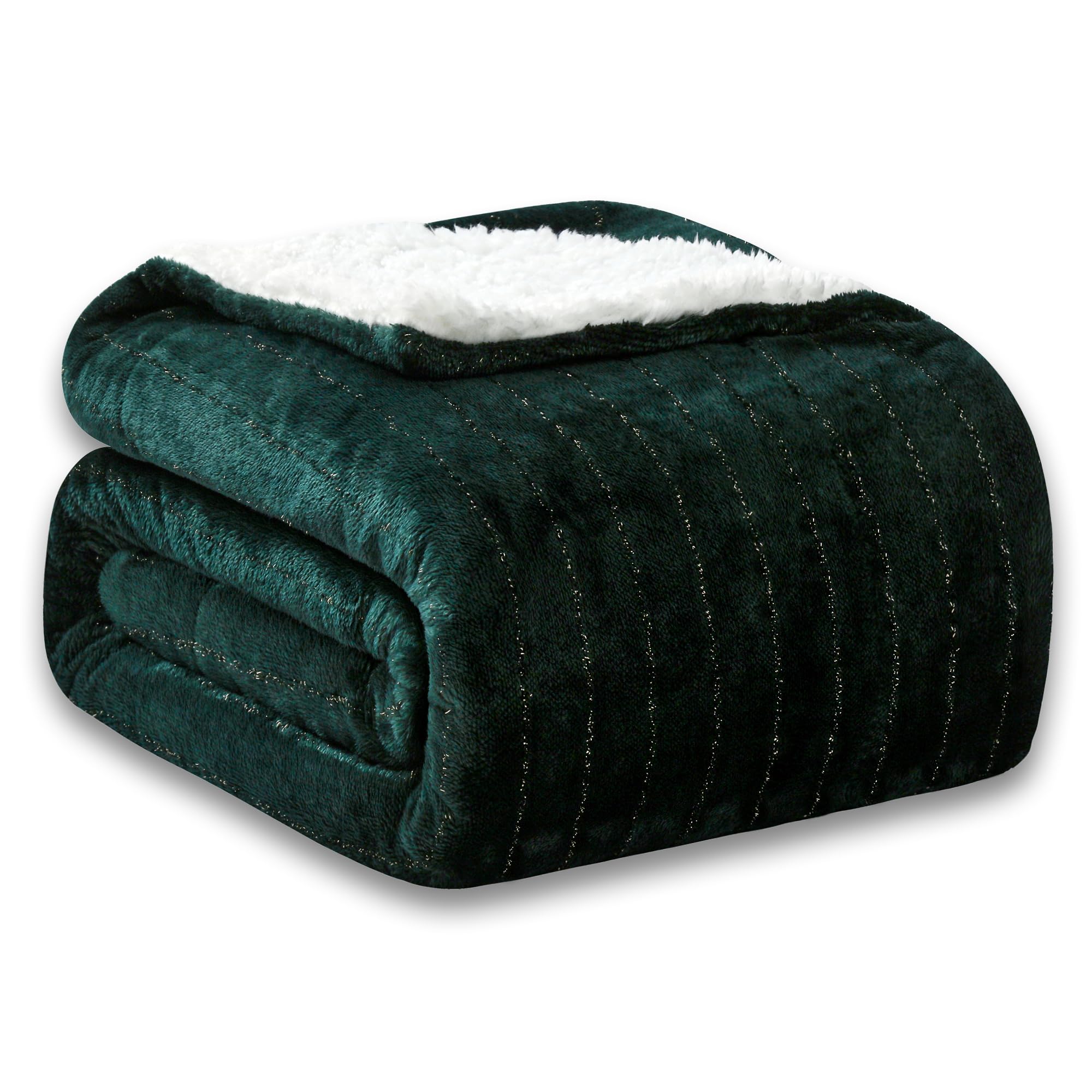 COOVA Ultra Soft Sherpa Fleece Throw Blanket