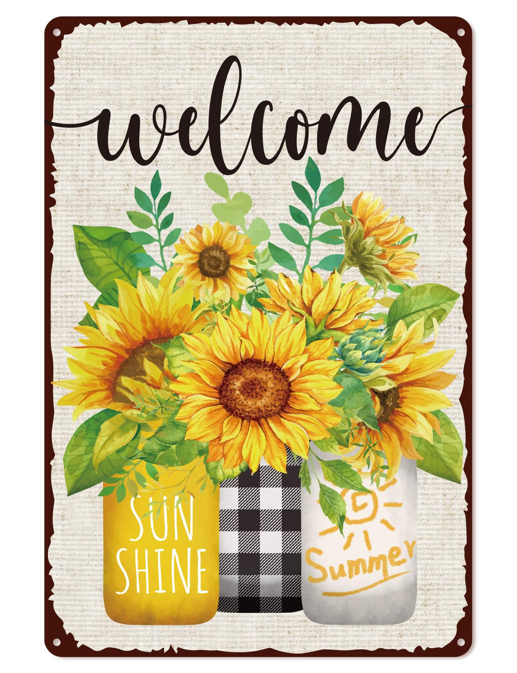 Whaline Welcome Sign