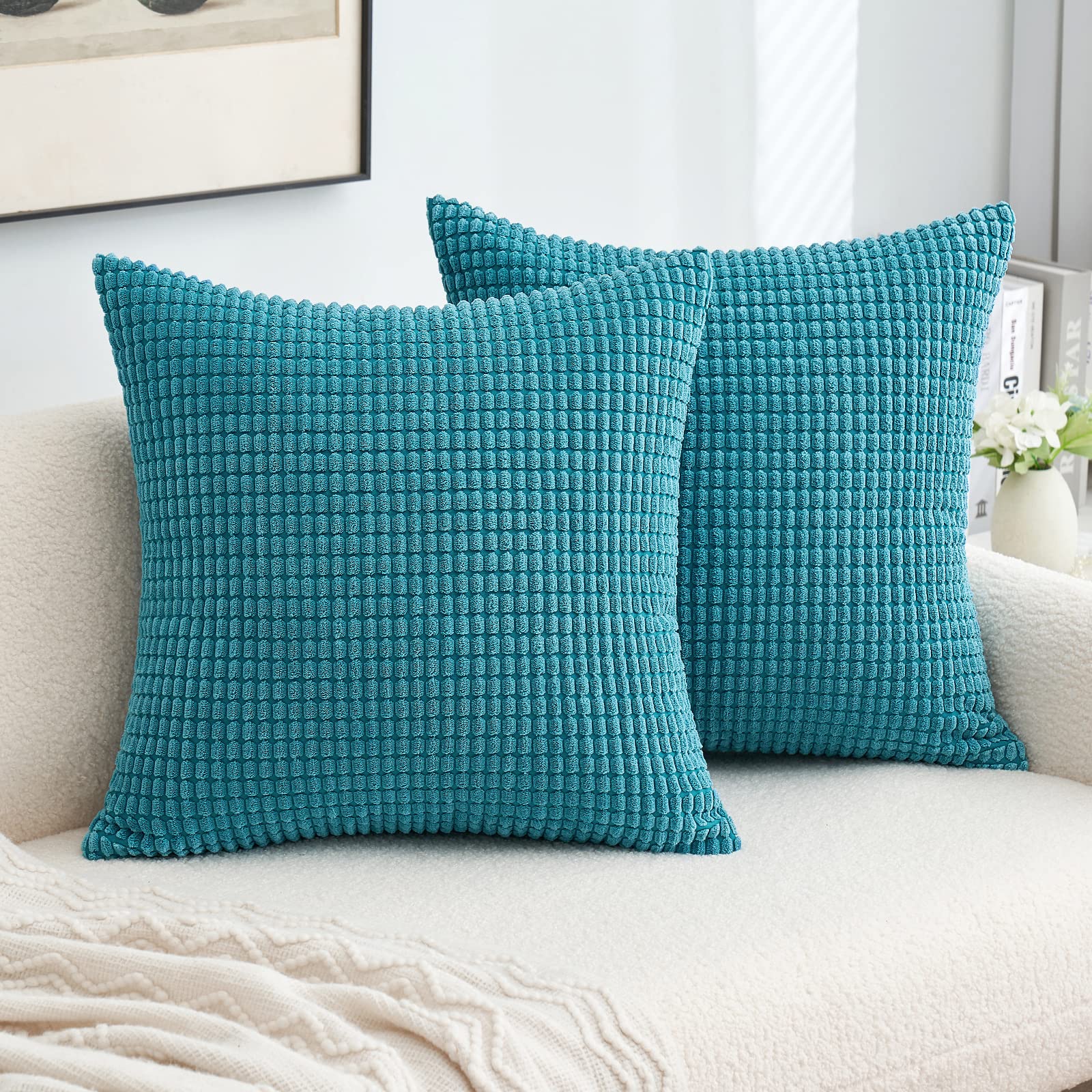 MIULEE Pack of 2 Pillow Covers