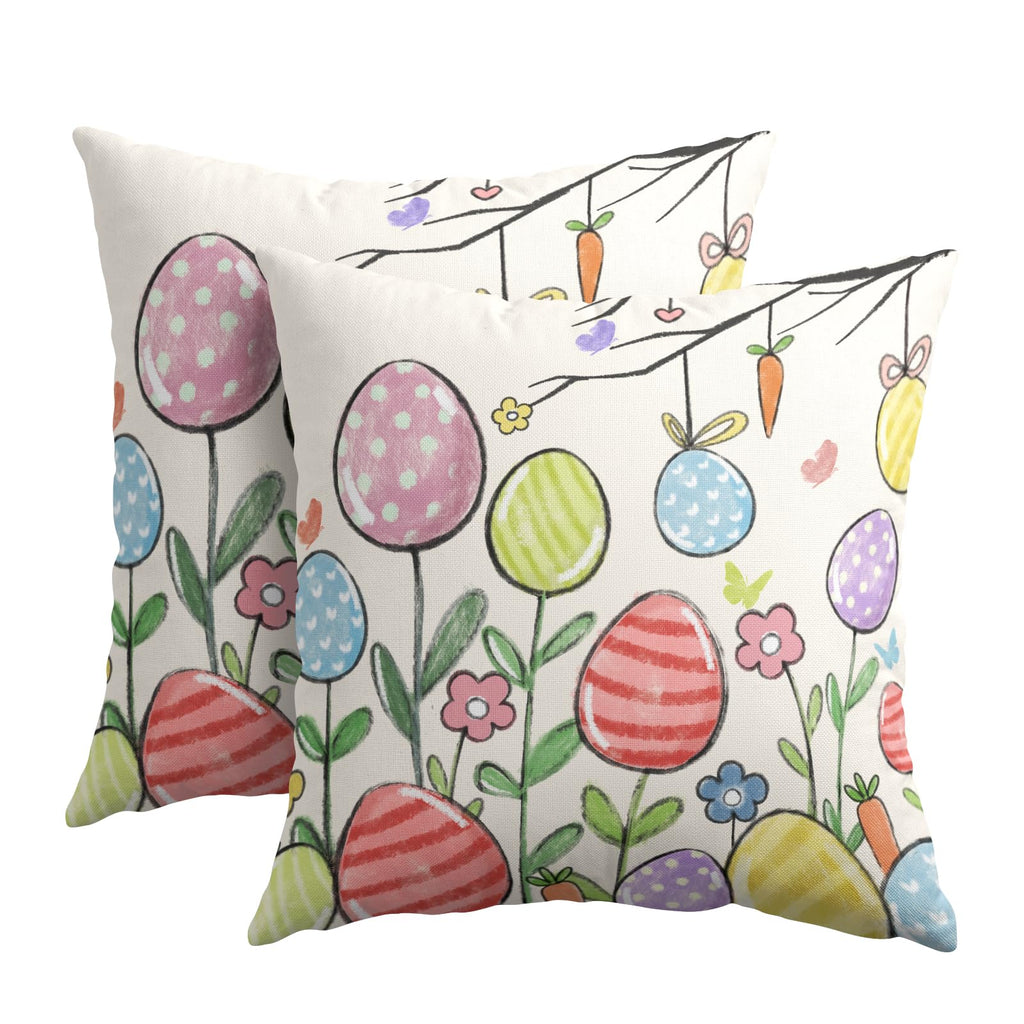 Kawani Happy Easter Pillow Covers