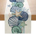 Avoik Summer Mode Seashell Table Runner