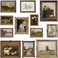 LANCHI95 12 Pcs Vintage Wall Art