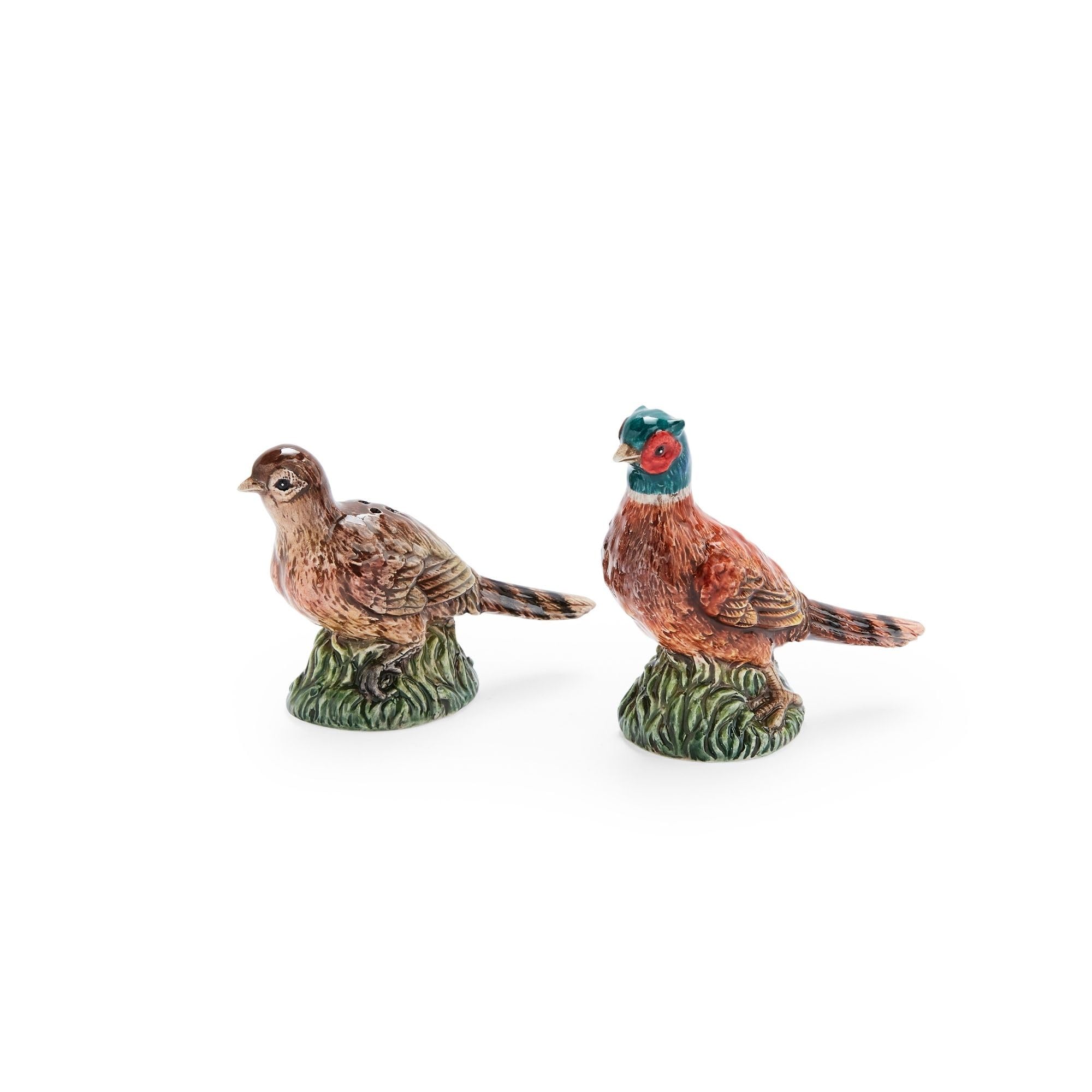 Spode 3.5" Pheasant-Shaped Salt and Pepper Shakers